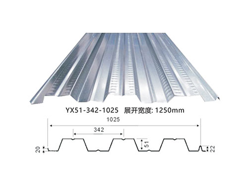 伊春YX51-342-1025開口樓承板